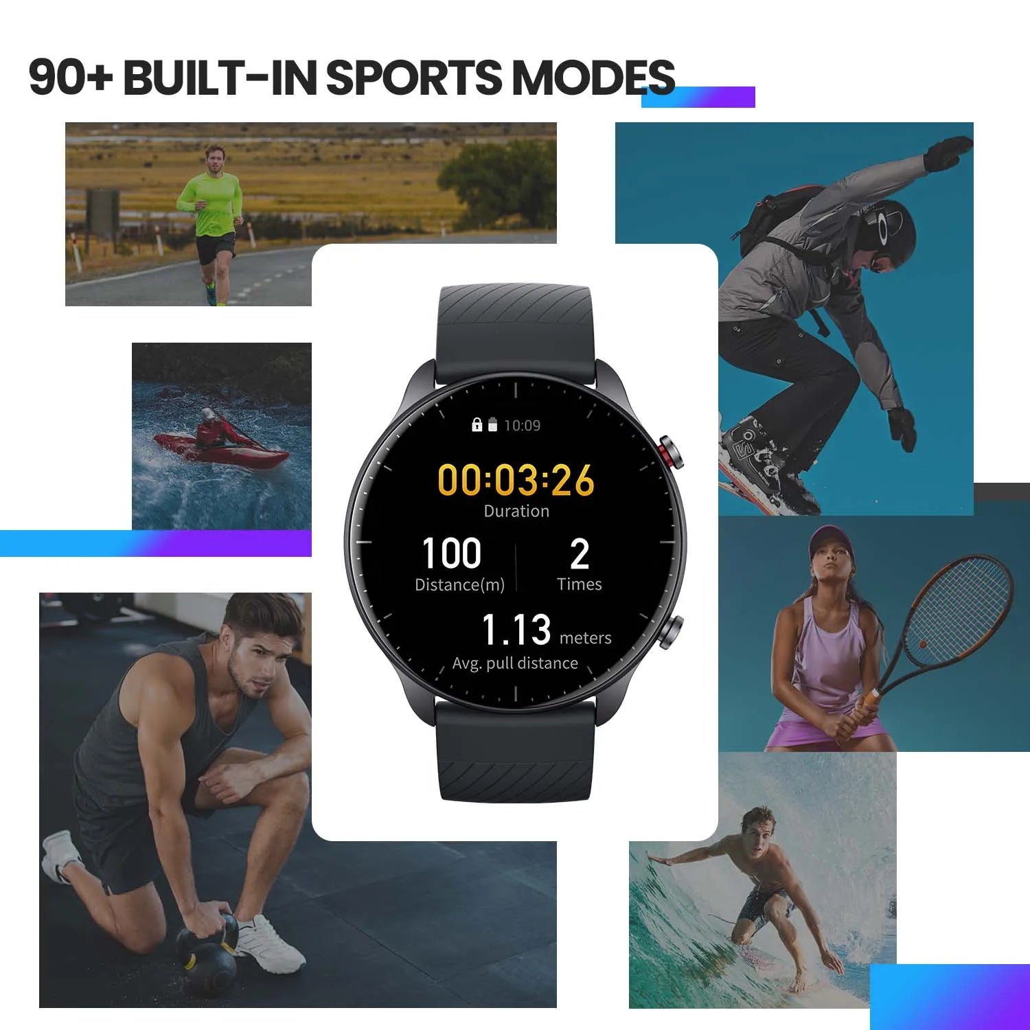 Euro Amazfit GTR 2 New Version 46mm Smartwatch Ultra-long Battery Life Alexa Built-inSmart Watch For Android iOS Phone