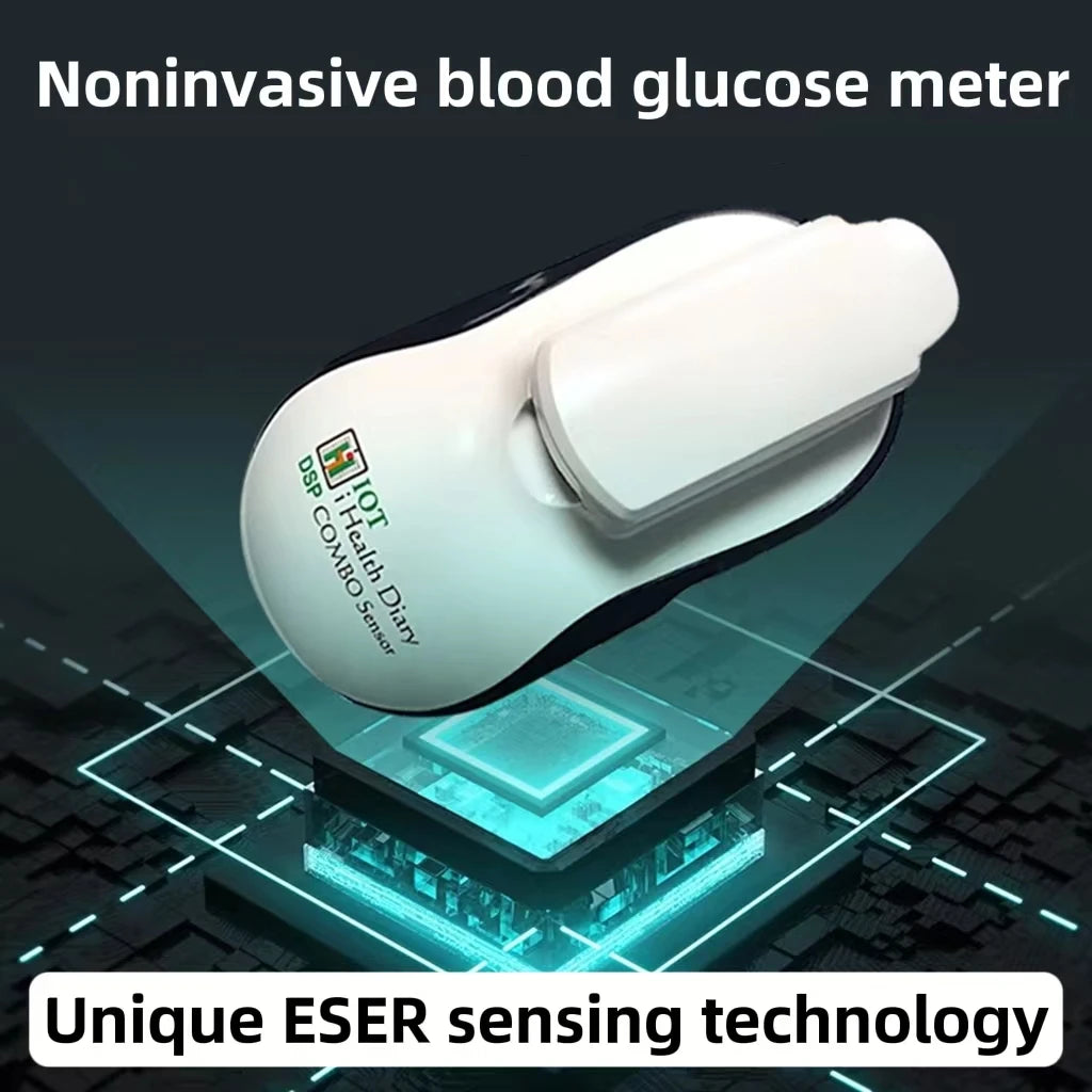 Non-invasive Blood Glucose Monitoring All-in-one Smart Health Monitor Blood Flow Velocity Technical ESER Sensing Techonlogy