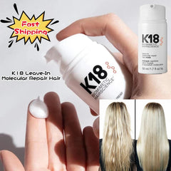 K18 Repair Hair Mask Leave-In Molecular Damage Restore Soft Hair Deep Keratin Scalp Treatment Hair Care Product 50ml Original