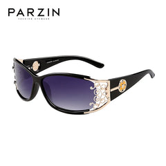 PARZIN Luxury Vintage Fashion Women Polarized Sunglasses Ladies Driving Dark Shades Hollow Lace Feminine Trendy UV400 Eyewear