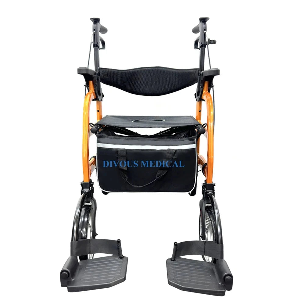 New List Mobility Aids Walking Disabled Folding Ultralight 4-wheels Walker For Adult Elderly Care Products