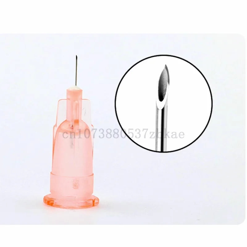 100pcs/box Tattoo Needle 34g needles 1.5mm 2.5mm 4mm For Beauty injection syringe filler Safety  Needle Hand Tool Parts