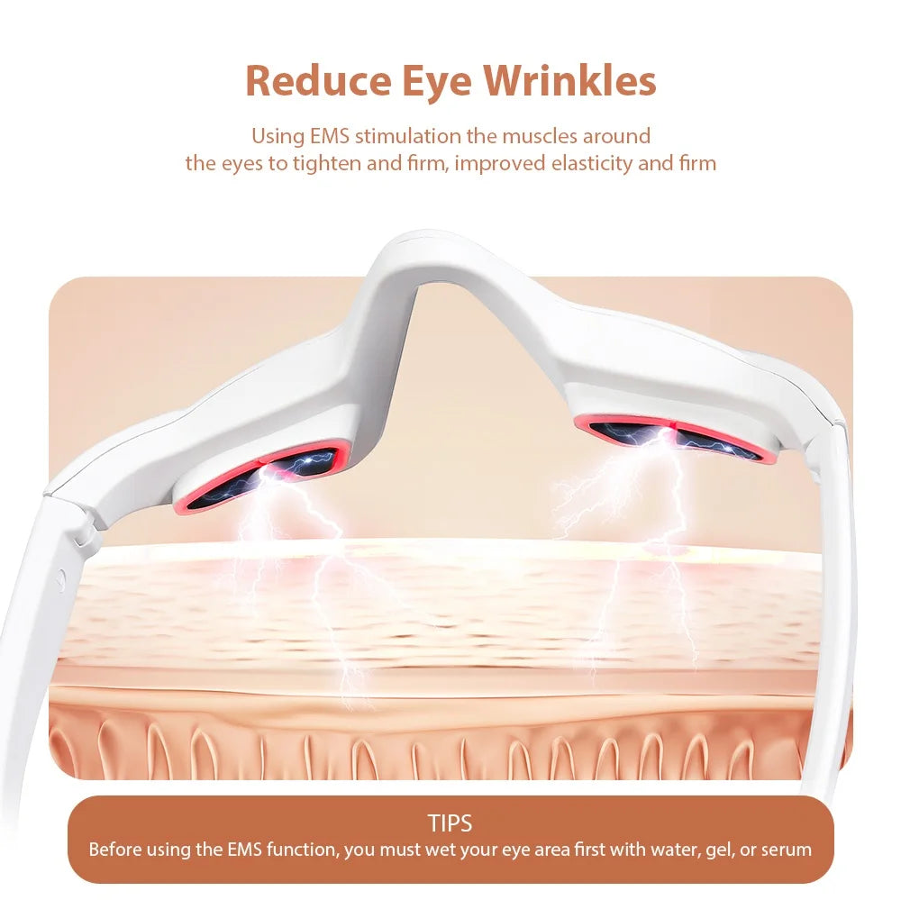 Eye Massager Relieves Eye Fatigue Eyes Massage Glasses Eye Fatigue Relief Massager Under-Eye Glasses Massager