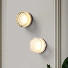 Modern LED Wall Lamp Amber Jelly Small Wall Sconces Bedside Room Decor Light Living Room Hotel Aisle Smoke Grey Lighting Fixture