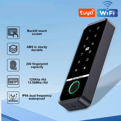 Tuya Fingerprint RFID Access Control System Smart Door Lock Electronic Gate Opener Home Digit Keypad Electric Magnetic Biometric