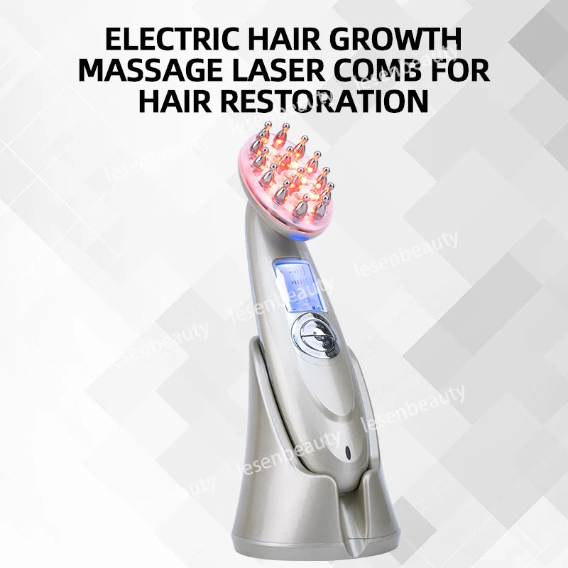 Electric scalp massage comb infrared hair loss prevention equipment hair care equipment home hair care tool hair growth products