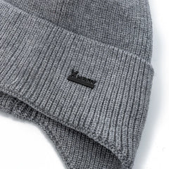 New Men Winter Hat Add Fleece Warm Earflap Cap Stylish Soft Beanie Hat For Male Outdoor Thicken Ski Sports Knitted Hat