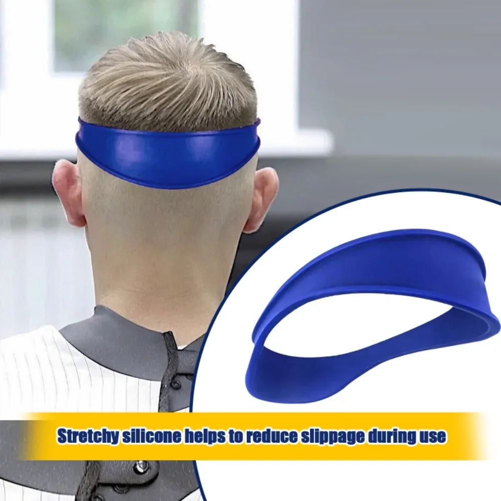 DIY Home Hair Trimming Haircuts Curved Headband Silicone Neckline Shaving Template Hair Cutting Guide Barber Hair Styling Tools