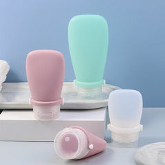 Portable Silicone Travel Bottle Cosmetic Storage Refillable Lotion Bottle Leakproof Shampoo Container Squeeze Tube Empty Bottle