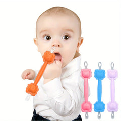 2pcs Cartoon Lion Baby Nose Cleaning Rod Baby Ear Cleaning Tool Nose Spoon Earpick Nasal Cleaning