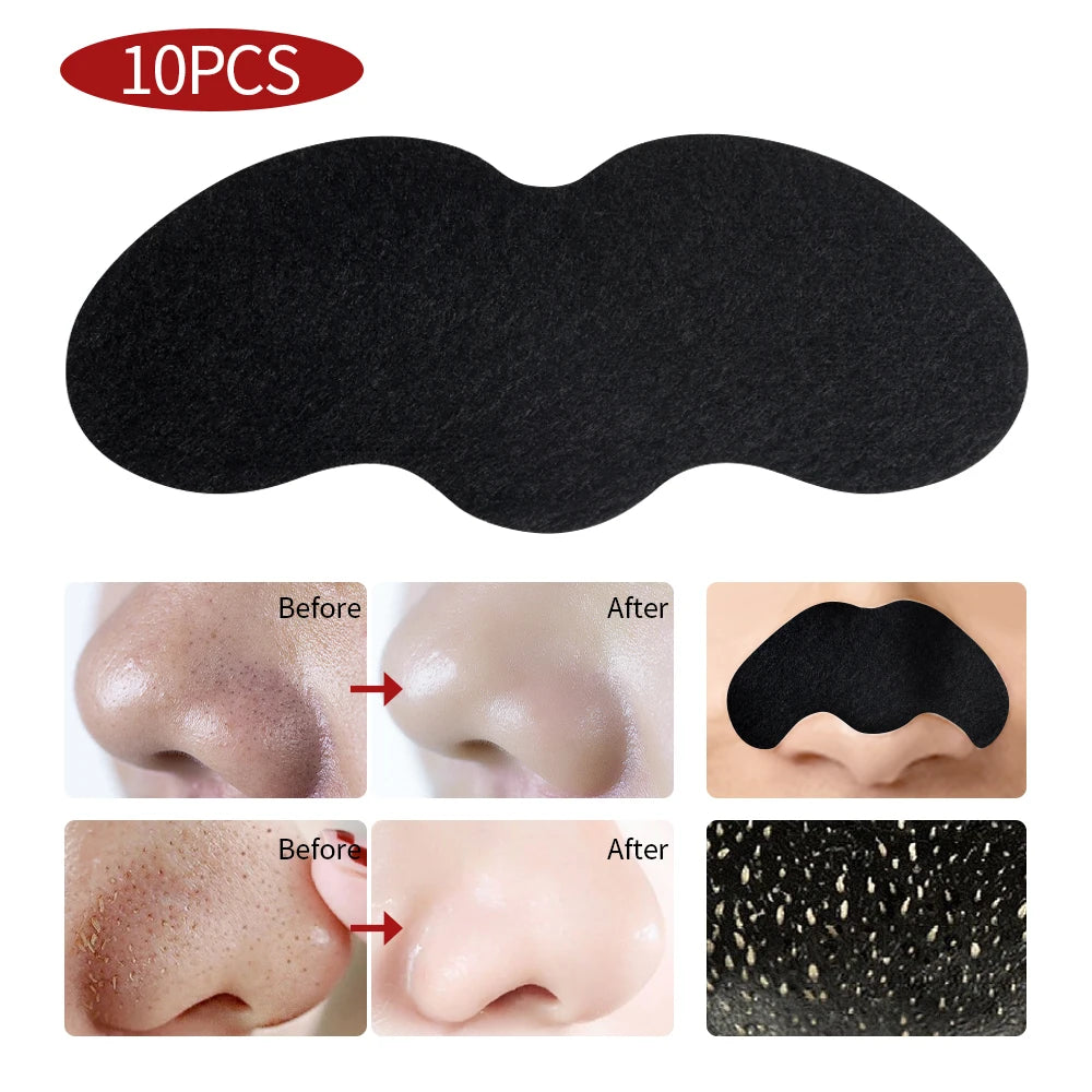 10-50pcs Blackhead Remover Mask Black Dots Spots Acne Treatment Mask Nose Sticker Cleaner Nose Pore Deep Clean Strip Makeup Tool