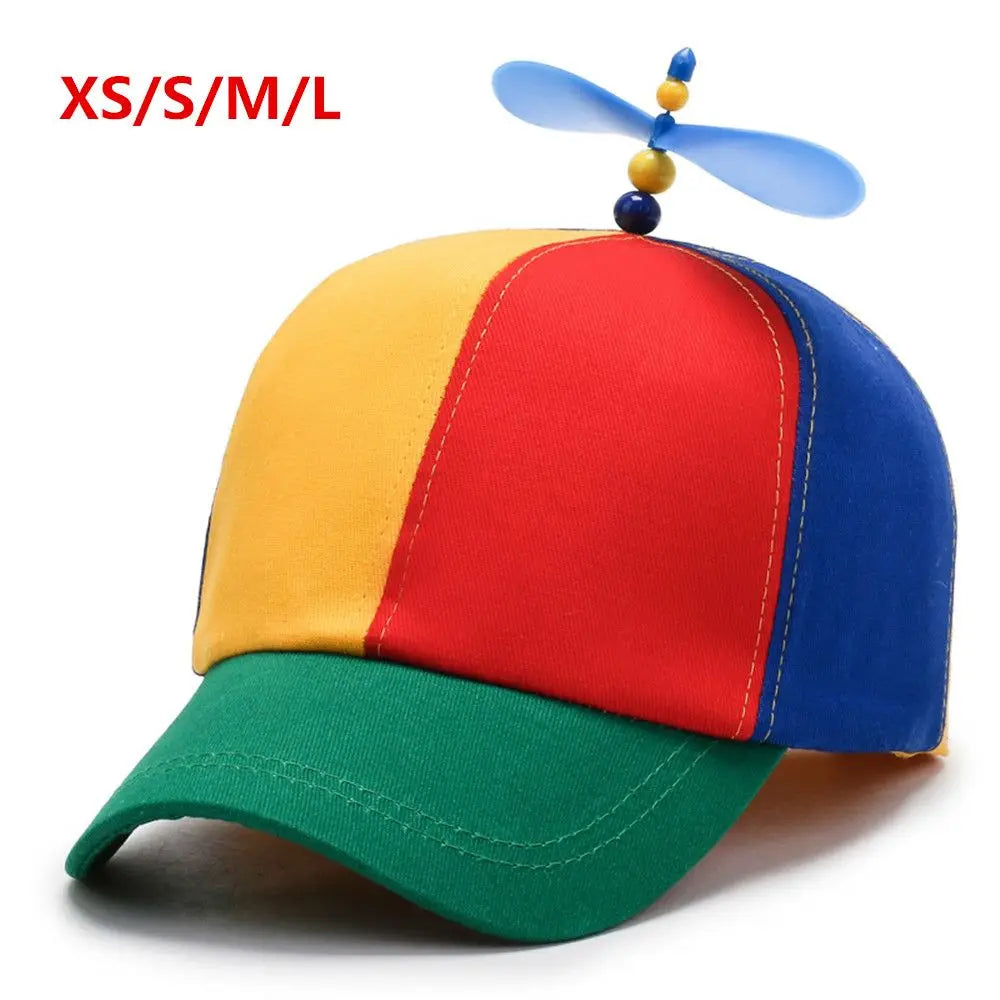 Funny Snapback Hat Helicopter Propeller Adventure Dad Hat Rainbow Bamboo Dragonfly Baseball Cap For Adult Kids Boys Girls