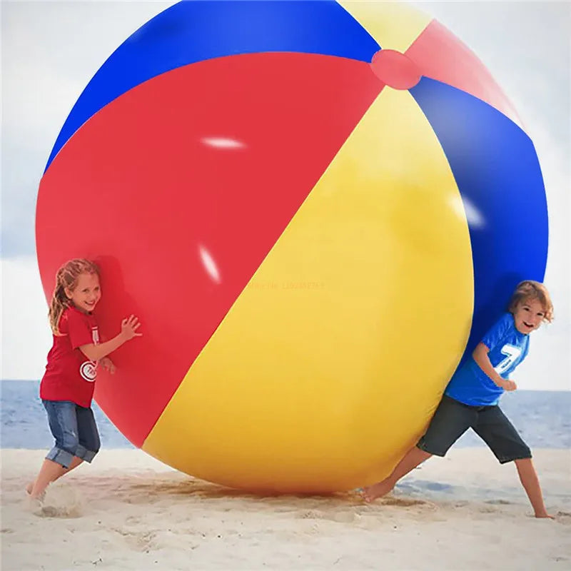 80/200cm Giant Inflatable Pool Beach Thickened PVC Sports Ball Outdoor Water Games Party Children'S Toy Balloon Gifts