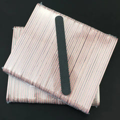 5pcs/10pcs Nailfile Professional Nail Buffer Black Sandpaper Strong Straight Lime Angle 100/180 Buffing Sanding Files