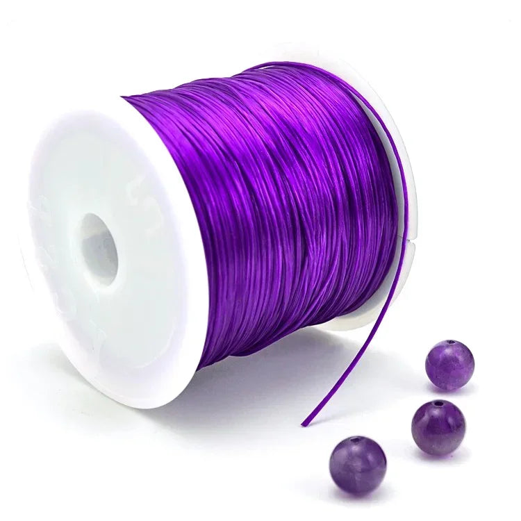 10M/Roll Strong Elastic Crystal Beading Cord 1mm for Bracelets Stretch Thread String Necklace DIY Jewelry Making Cords Line