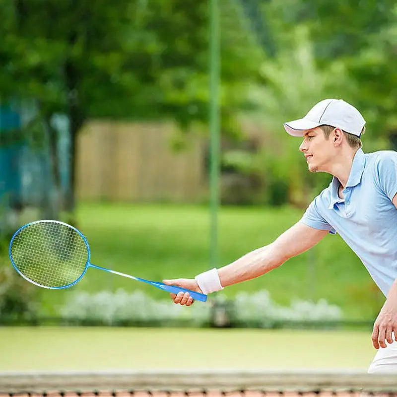 Badminton Rackets Set 2 Player Badminton Racquets Set Indoor Badminton Set Sports Gear For Adults Teenagers Children Recreation