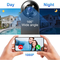 1080P Wireless WIFI Doorbell Video Intercom Door Bell with Camera Tuya Smart Home for Security Protection PIR Motion Detection