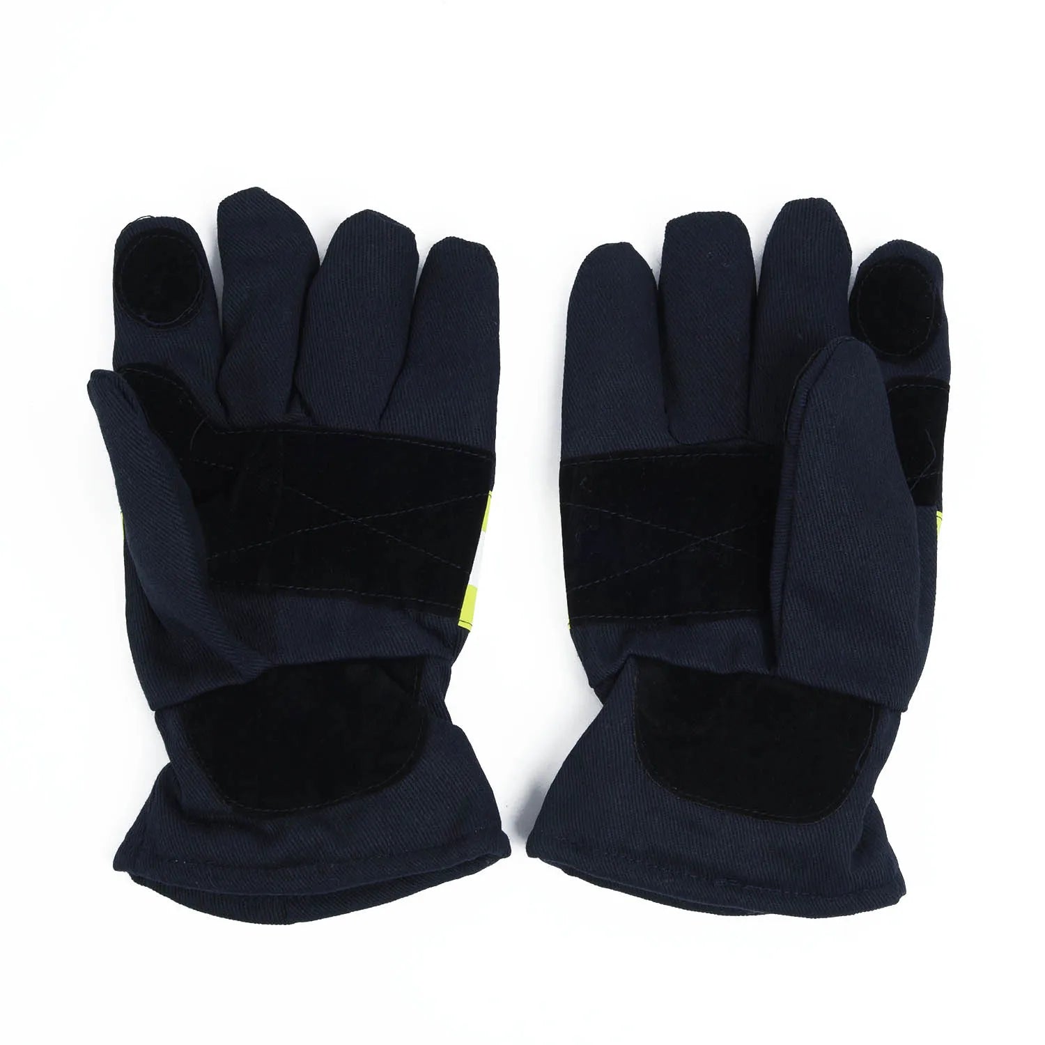 Fireproof Safety Gloves Black Reflective Belt Fire Gloves Protection Supplies For Welding And Cold Weather Firefighting Gloves