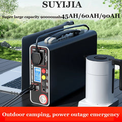 SUYIJIA Power Station 220V300WOutdoor Power Bank90000mah Portable  Home Camping Lifepo4 Electric System Rechargeable Generator