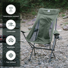 Naturehike YL06PLUS Camping Chair Ultralight Portable Folding Chair Outdoor Picnic Chairs Travel Backpacking Fishing Chair