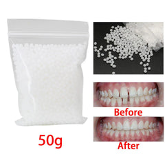 50G Temporary Tooth Repair Kit Adhesive Beads Moldable Fake Teeth Veneer