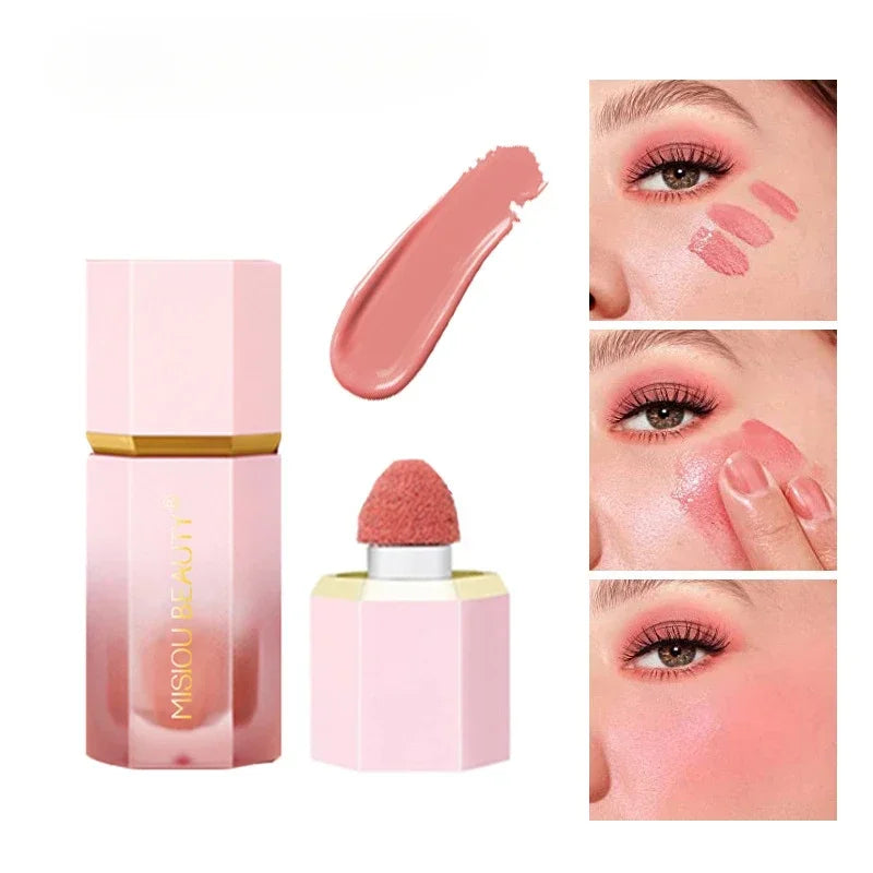 New Natural Long-lasting, Waterproof Contouring and Brightening Liquid Blush Stick Makeup for Women Daily Use All Skin Types