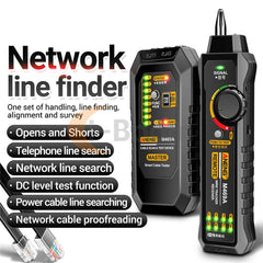 Network Cable Tracker M469A Networking Analyzer RJ45 RJ11 Telephone Line Network Wire Detector Tracker Measure Cables Tool