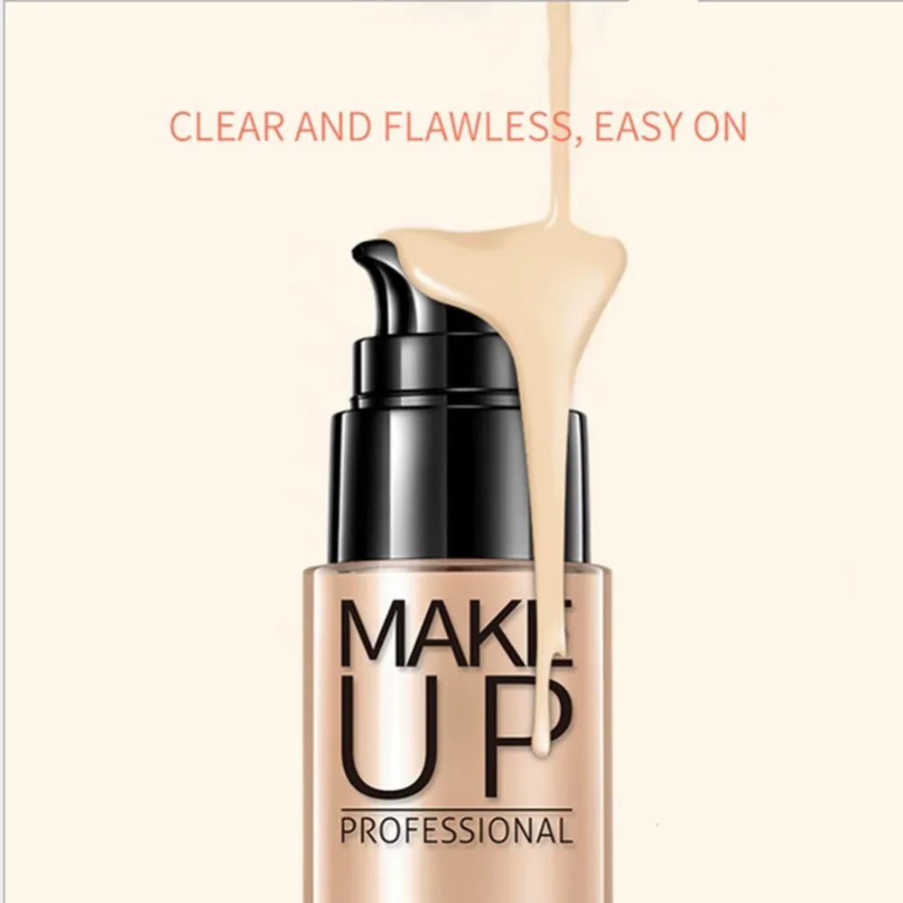 BIOAQUA Face Base Liquid Foundation Makeup Concealer Waterproof Brighten Whitening Long Lasting BB Cream Cosmetics