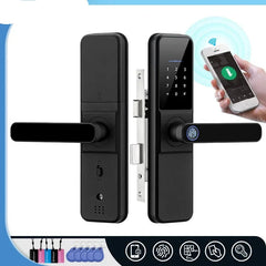 YRHAND Tuya wifi App Unlock fechadura Biometric eletronica digital Waterpoof Fingerprint IC card Smart Door Lock for Home