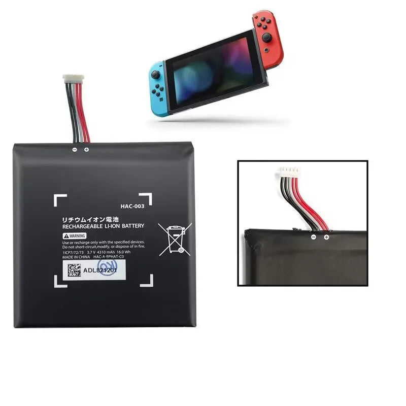 HAC-003 HAC 003 Battery for Nintendo Switch 2017 Game Console HAC-001 Internal Upgrade Battery with Repair Tool Kit