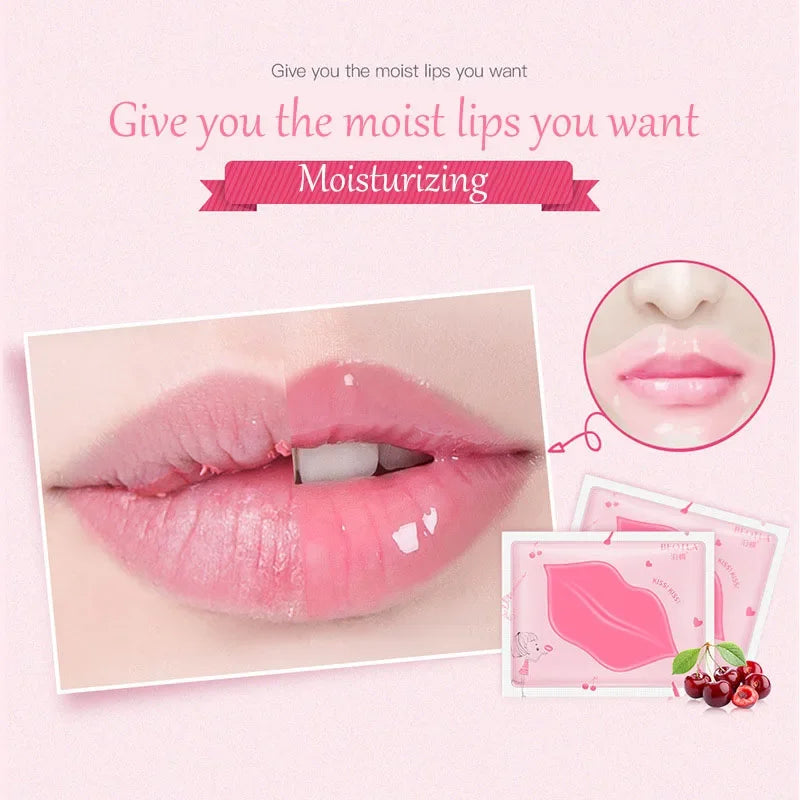 5/10Pcs Lip Mask Hydrating Repair Remove Lines Blemishes Lighten Lip Line Collagen Gel Mask Lip Color  Skin Care Product