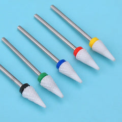 Nail Drill Bits Flame Ceramic Cutters for Manicure Electric Pedicure Nail Bits Gel Polish Remover Files Burr Nail Accessories