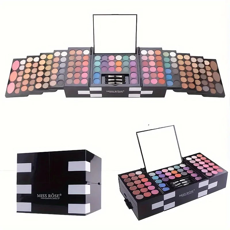 142-color eye shadow, 3-color blush, 3-color eyebrow powder makeup set, makeup artist's special makeup