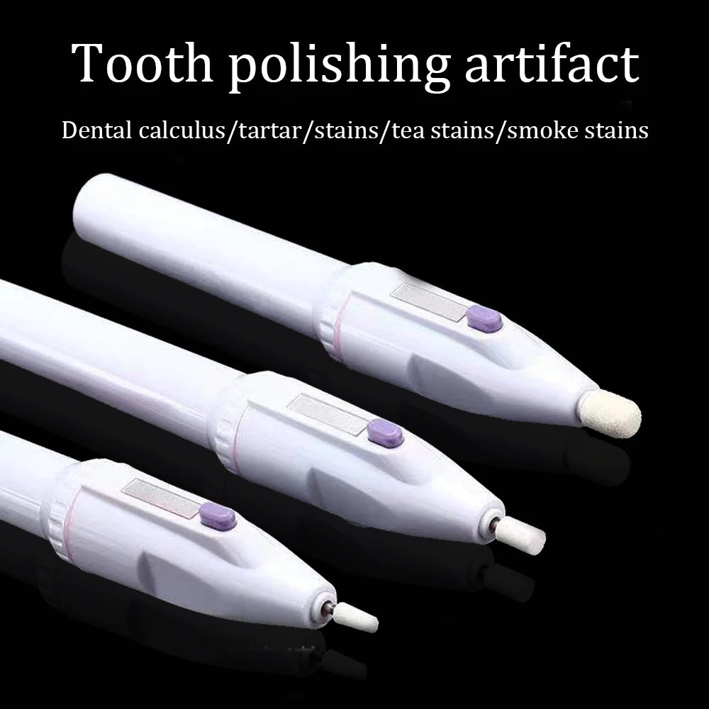 Top Selling 5 in 1 Teeth Polisher Cleaner Electric Calculus Tartar Stain Plaque Remover Whitening Polishing Kit Dentistry Tool