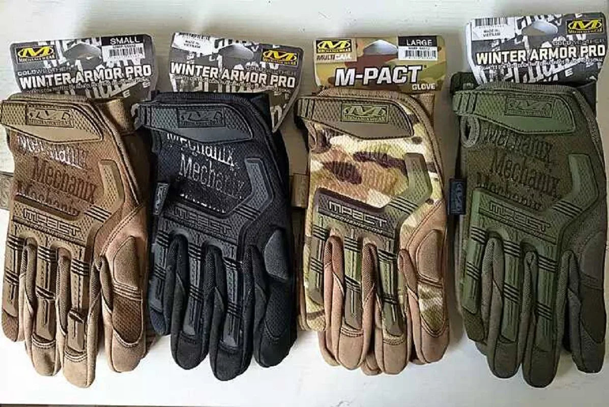 Outdoor Tactical Gloves Wear Resistant All-finger CP Camouflage Mountaineering Protection, Fitness Riding, Anti-Slip