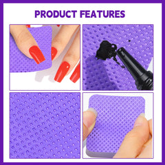 Lint-Free Nail Polish Remover Cotton Wipes UV Gel Tips Remover Cleaner Paper Pad Nails Polish Art Cleaning Manicure Tools