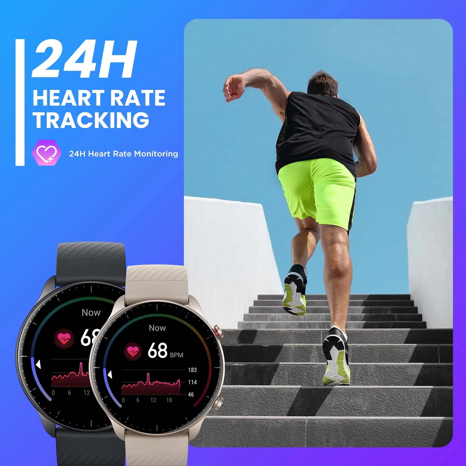 Euro Amazfit GTR 2 New Version 46mm Smartwatch Ultra-long Battery Life Alexa Built-inSmart Watch For Android iOS Phone