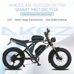 AKEZ Electric Bicycle Road High Speed Electric Sport Bike Bicycle 48V 1500W Mountain Ebike