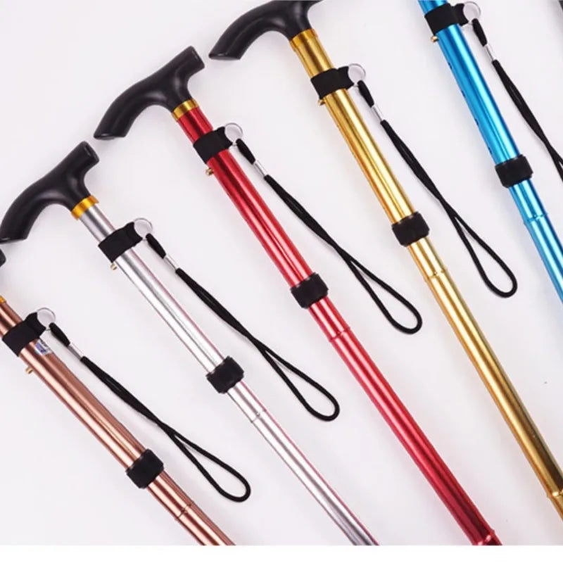 Adjustable Telescopic Canes Walking Sticks Easy Grip Handle For Arthritis Seniors Disabled And Elderly Best Mobility Aids Cane