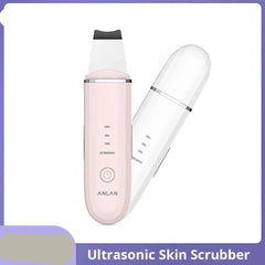 ANLAN Ultrasonic Skin Scrubber Deep Cleaning Peeling Shovel Limpiador Facial Skin Care Face Lifting Machine Ultrasonic Cleaner