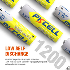 10PCS PKCELL 1.2v NI-MH AAA Battery 3A 1000MAH AAA Rechargeable Battery aaa nimh battery batteries rechargea for flashlight toys