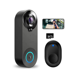 1080P Wireless WIFI Doorbell Video Intercom Door Bell with Camera Tuya Smart Home for Security Protection PIR Motion Detection