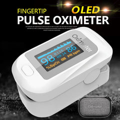 Portable Professional Finger Oximeter Digital Finger Pulse Oximeter OLED Blood Oxygen Heart Rate Health Diagnostic Monitor Tool