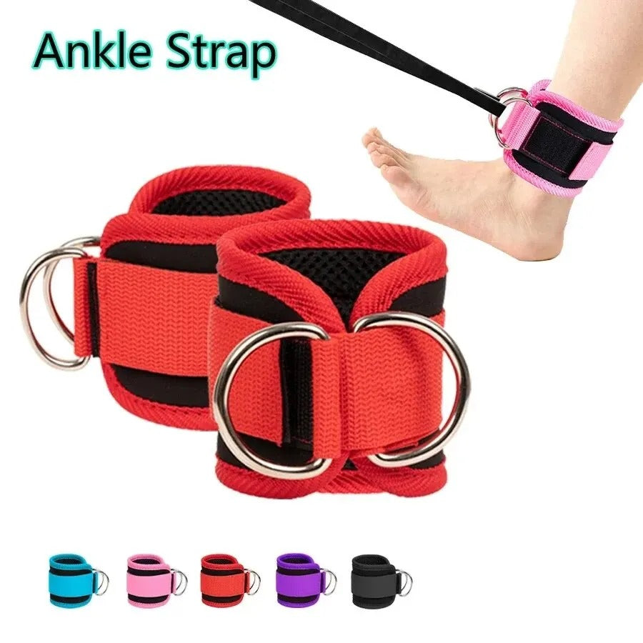 Ankle Straps for Cable Machines Padded Ankle Cuffs for Leg Exercise WorkoutsFully Adjustable and Breathable Ankle