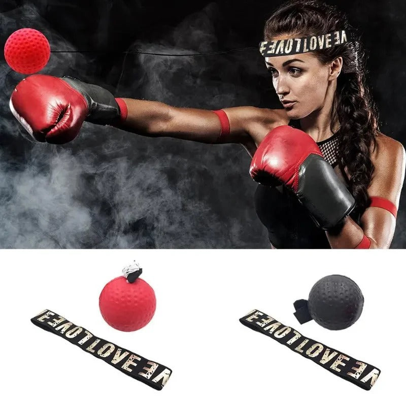 Boxing Speed Ball Head-mounted PU Punch Ball MMA Sanda Training Hand Eye Reaction Gym Sandbag Muay Thai Boxeo Fitness Equipment