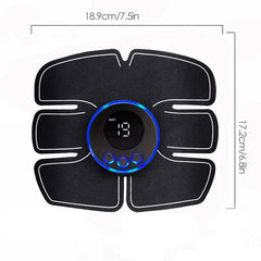 USB Rechargable Smart EMS Wireless Muscle Stimulator Fitness Trainer Abdominal Training Electric Body Slimming Massager