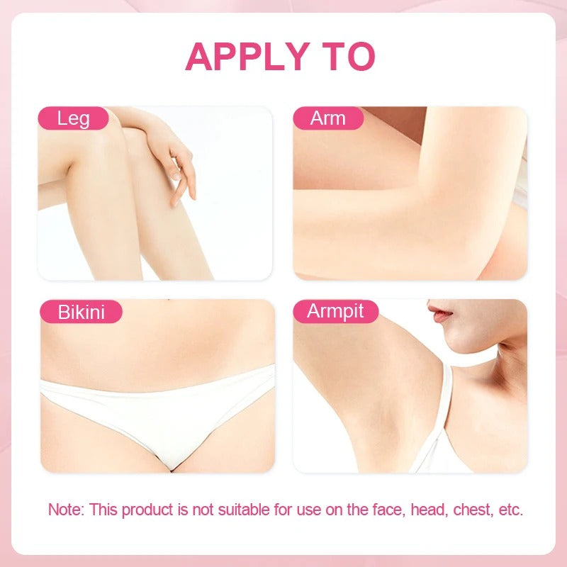 RUOALL Hair Removal Wax Strips 6pcs/40pcs Suitable for The Whole Body Four Flavor Types Hair Removal Wax Strip DoubleSided