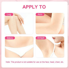 RUOALL Hair Removal Wax Strips 6pcs/40pcs Suitable for The Whole Body Four Flavor Types Hair Removal Wax Strip DoubleSided