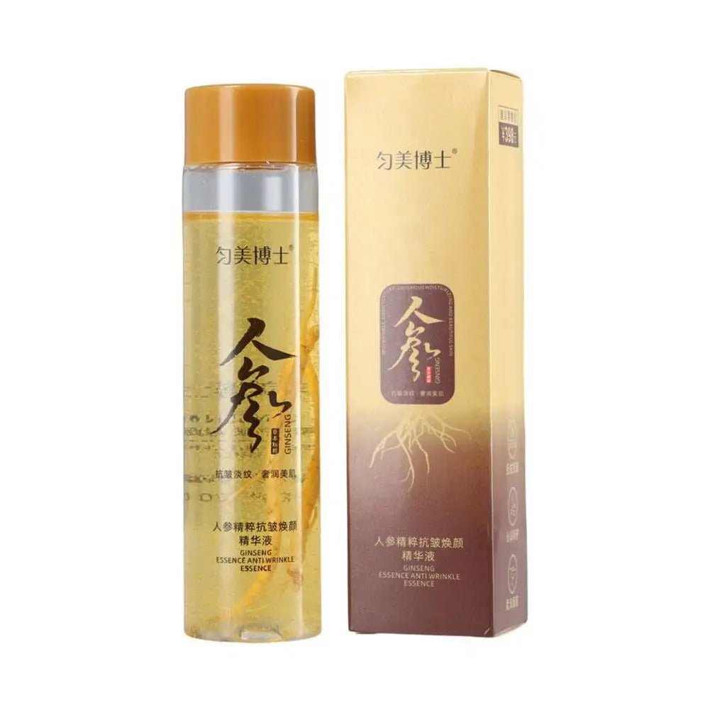 120ml Gold Ginseng Face Essence Polypeptide Fade Fine Lines Moisturizing Facial Serum Skin Care Products